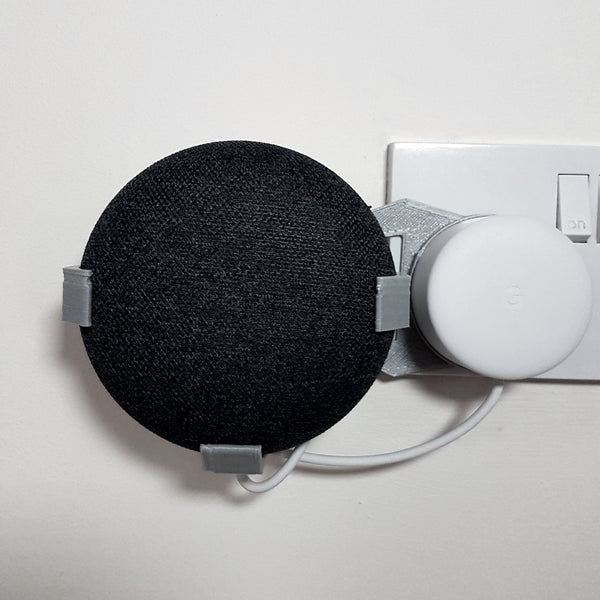 Google Home Mini Adjustable Plug Hanger : Grey