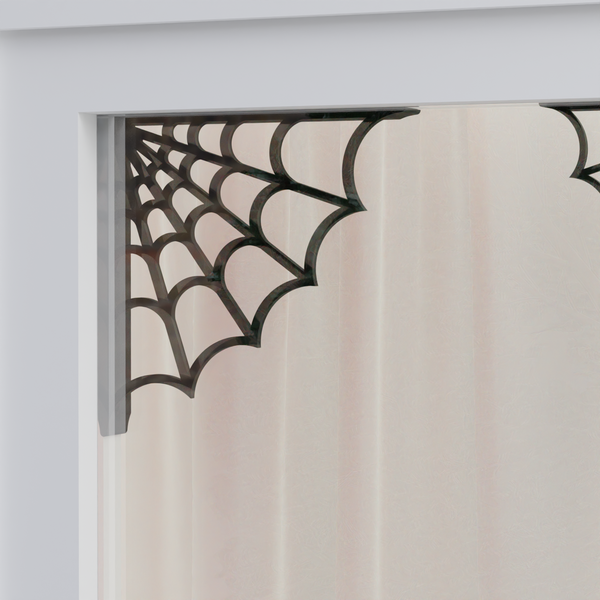 Spider Cobweb Halloween Decoration For Window Corner's 3 Pack