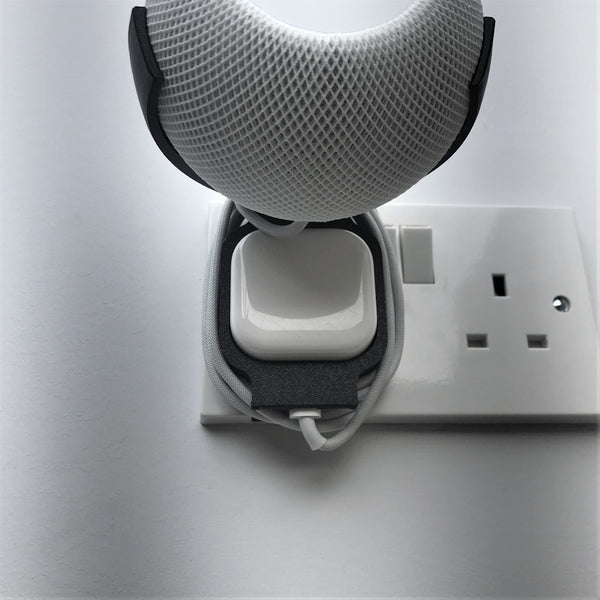 3DCabin Plug Mount Bracket Holder Holster Compatible With Apple HomePod Mini Siri