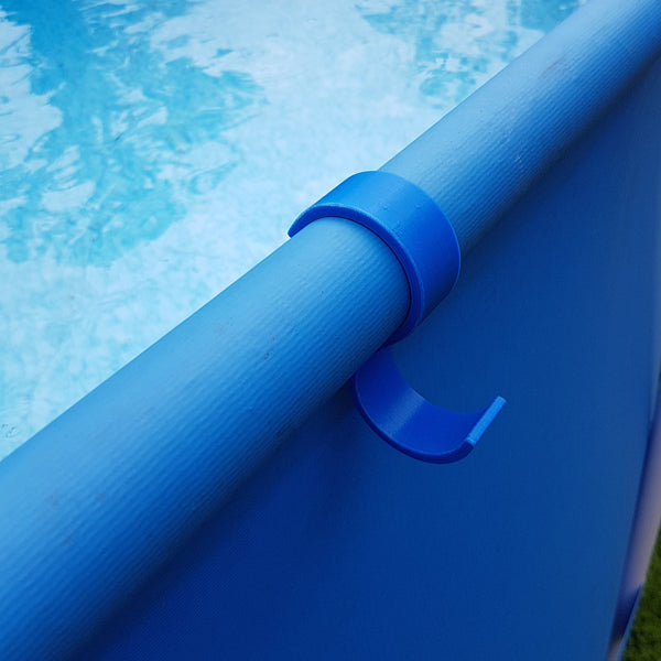 Swimming Pool Towel Hook : Blue (For 45Mm Intex Frame Top Rail)