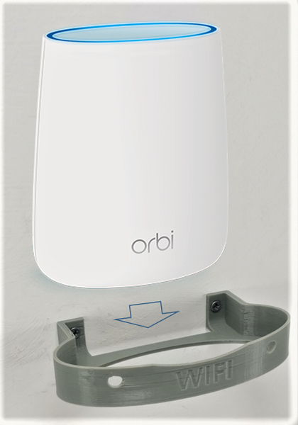 Wall Mount Wall Bracket Compatible With The Netgear Orbi Rbs20 Rbr20 Rbk20 For Wifi Mesh System