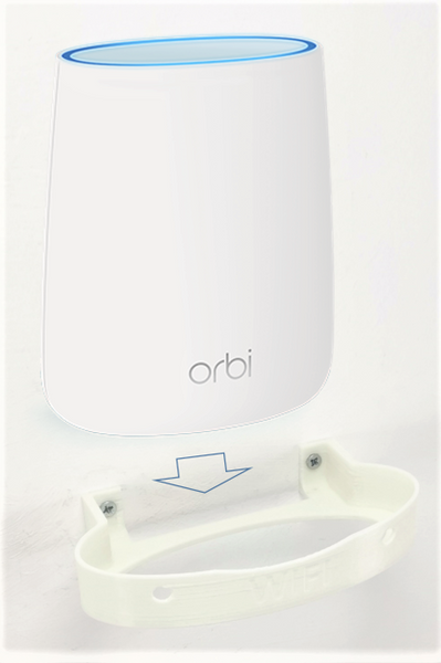 Wall Mount Wall Bracket Compatible With The Netgear Orbi Rbs20 Rbr20 Rbk20 For Wifi Mesh System