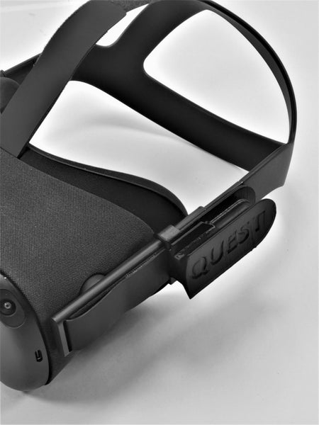 Earphone/Headphone Cable Tidy/Holder For Oculus Quest GEN 1 : Black