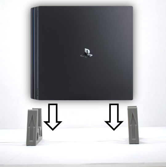 PS4 Pro Console Vertical Stand Adjustable, Diffrent Colours Available