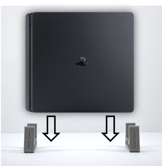 PS4 Slim Console Vertical Stand Adjustable, Diffrent Colours Available