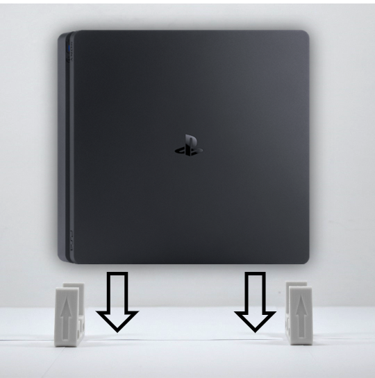 PS4 Slim Console Vertical Stand Adjustable, Diffrent Colours Available