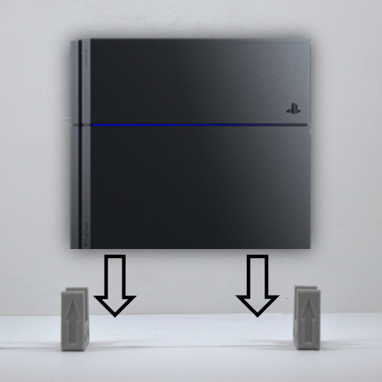 PS4 Console Vertical Stand Adjustable, Diffrent Colours Available