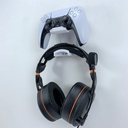 3D Cabin PS5 Controller & Headphone Wall Mount Wall Bracket Holder For Play Station 5 Digital Or Disc DualSense - Various Colours - 3DCabin