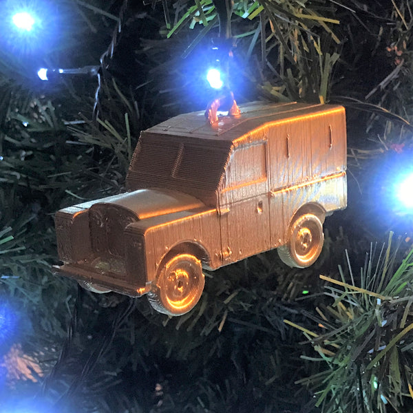 L Rover Series 1 Christmas Tree Bauble Decoration Ornament For Xmas Noel
