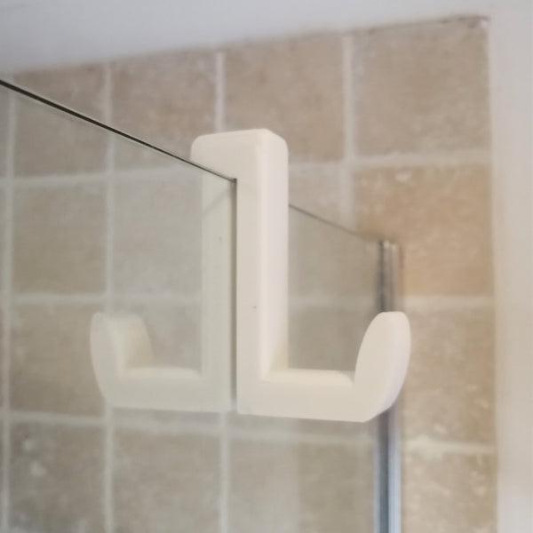 Shower Hanger Dual : Ideal for towels etc for 8mm Glass showers