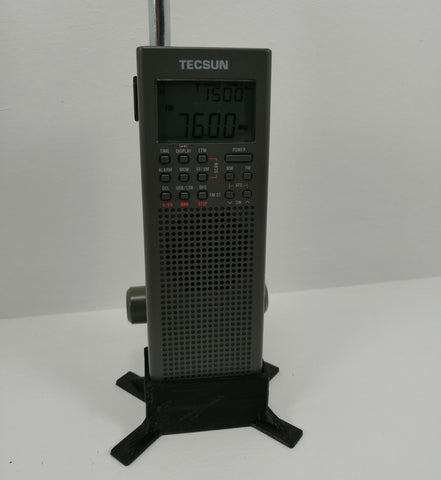 Desk Stand For Tecsun Pl-365 / Pl-360 Radio : Black Also Fits County Comm Gp-5/Ssb