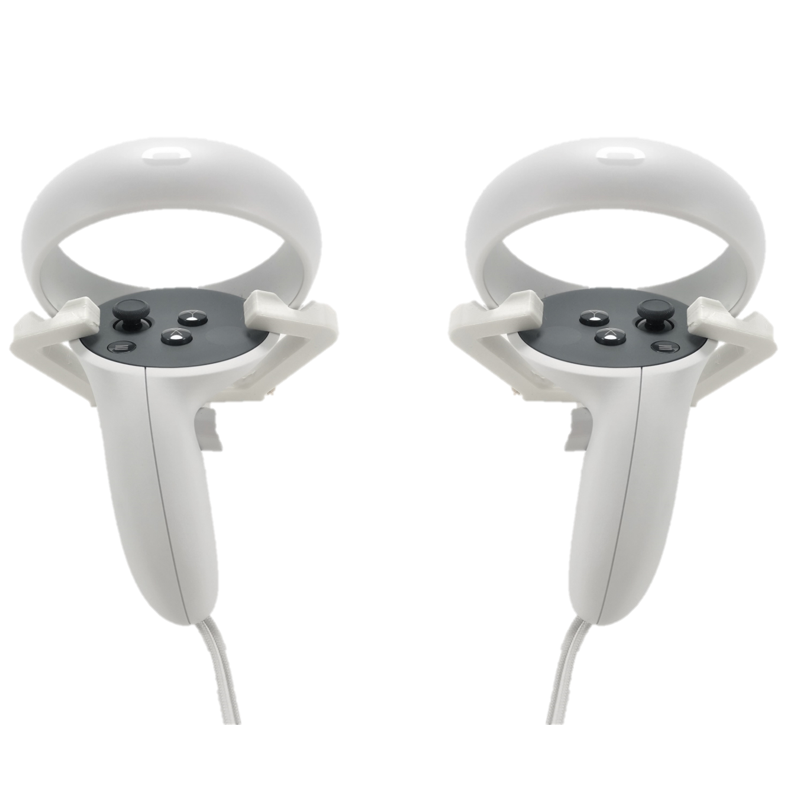 Wall Mount Wall Bracket Accessories Kit For Oculus Quest 2 : White - 3DCabin