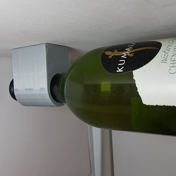 Wine Bottle Rack/Holder : Single Cupboard/Under Shelf Bracket