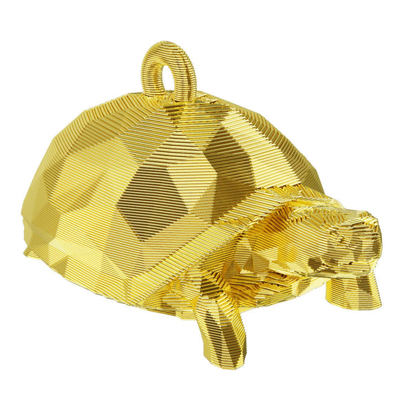 Tortoise Christmas Tree Bauble Decoration Ornament For Christmas Xmas Noel (Gold)