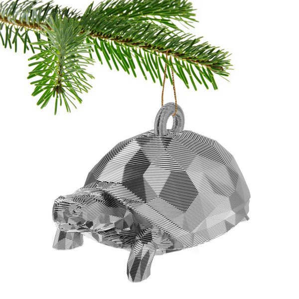 Tortoise Christmas Tree Bauble Decoration Ornament For Christmas Xmas Noel (Gold)